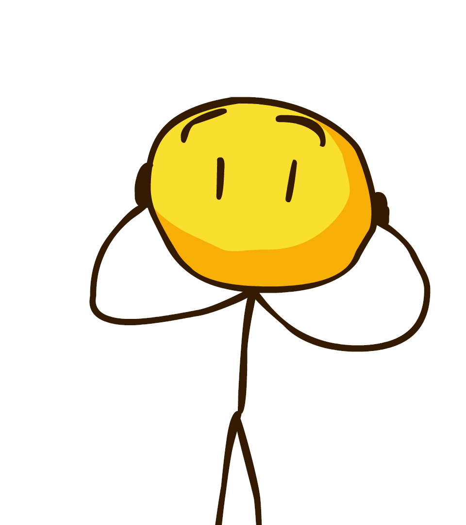 James Newshound — a yellow cartoon newshound